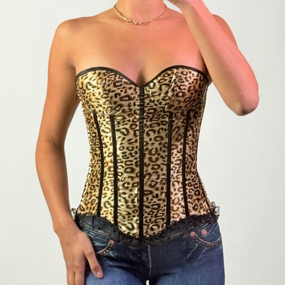 Cheetah Print Corset S